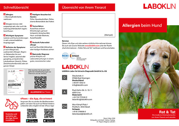allergie hund rat und tat folder 03 26